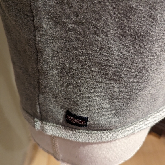 Michigan State Jansport Women's XS Cropped Sweatshirt Spartans Top Gray Green 13 - Picture 3 of 7